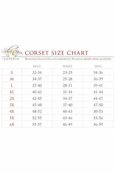 Sexy Deluxe Witch Corset Halloween Costume