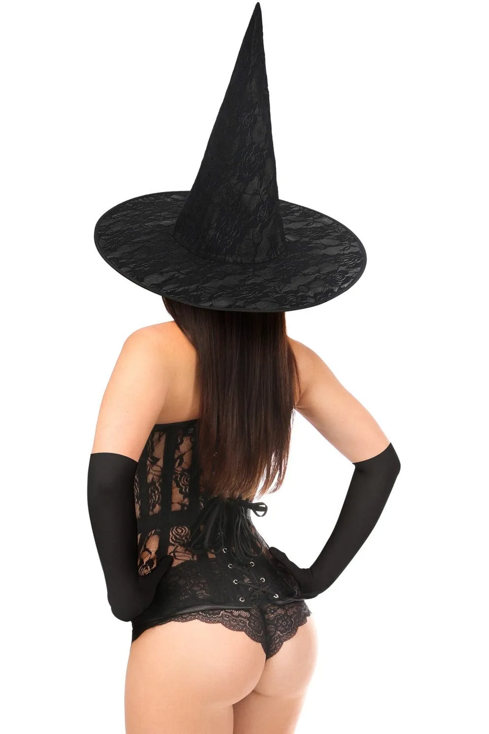 Sexy Three Piece Witchcraft Vixen Corset Costume