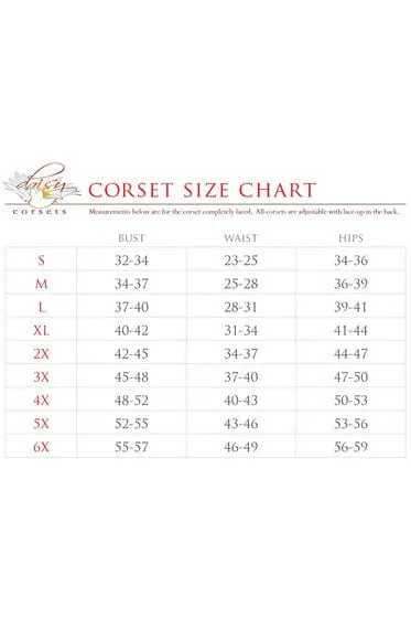 Sexy Three Piece Witchcraft Vixen Corset Costume