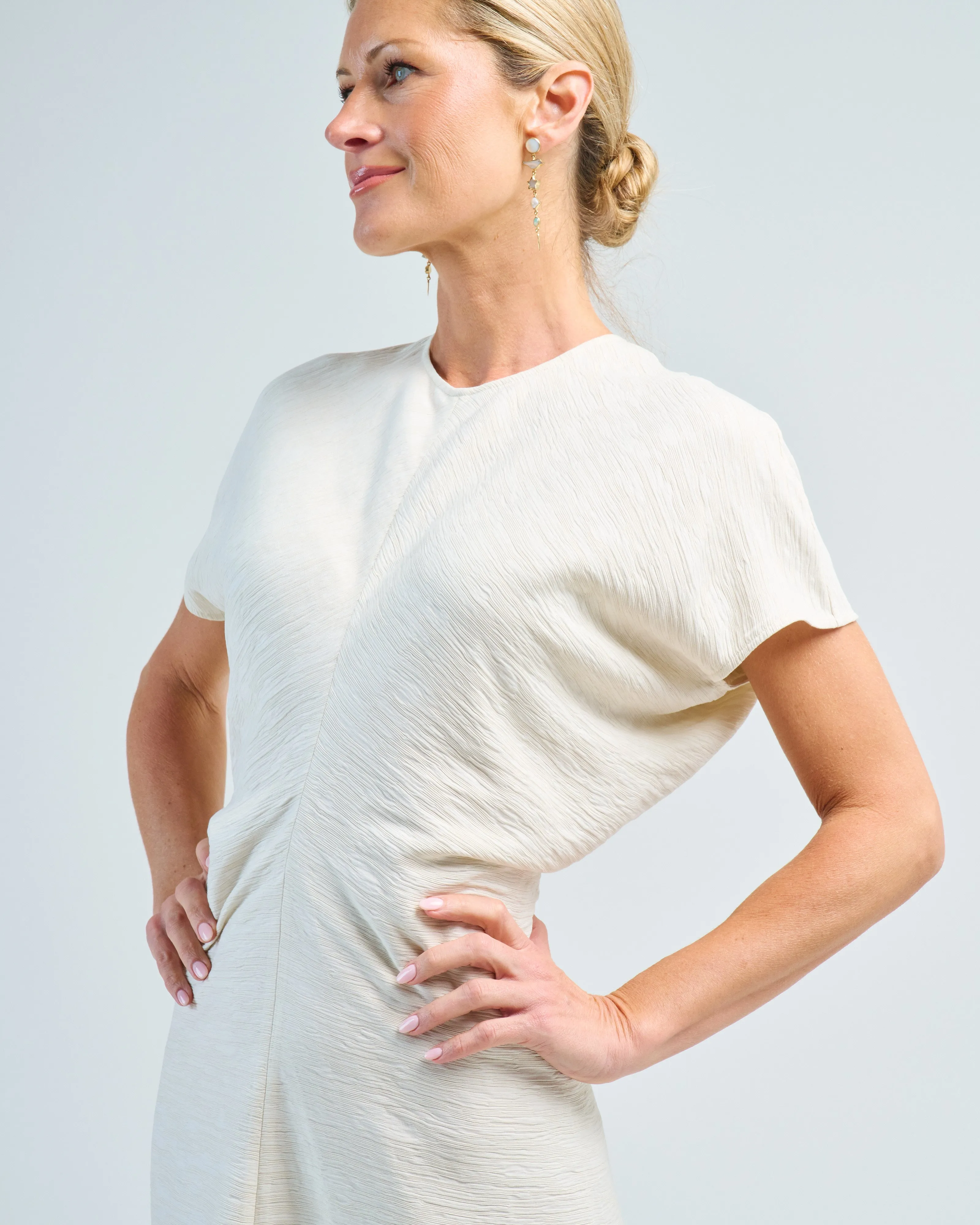 slouch waist dress