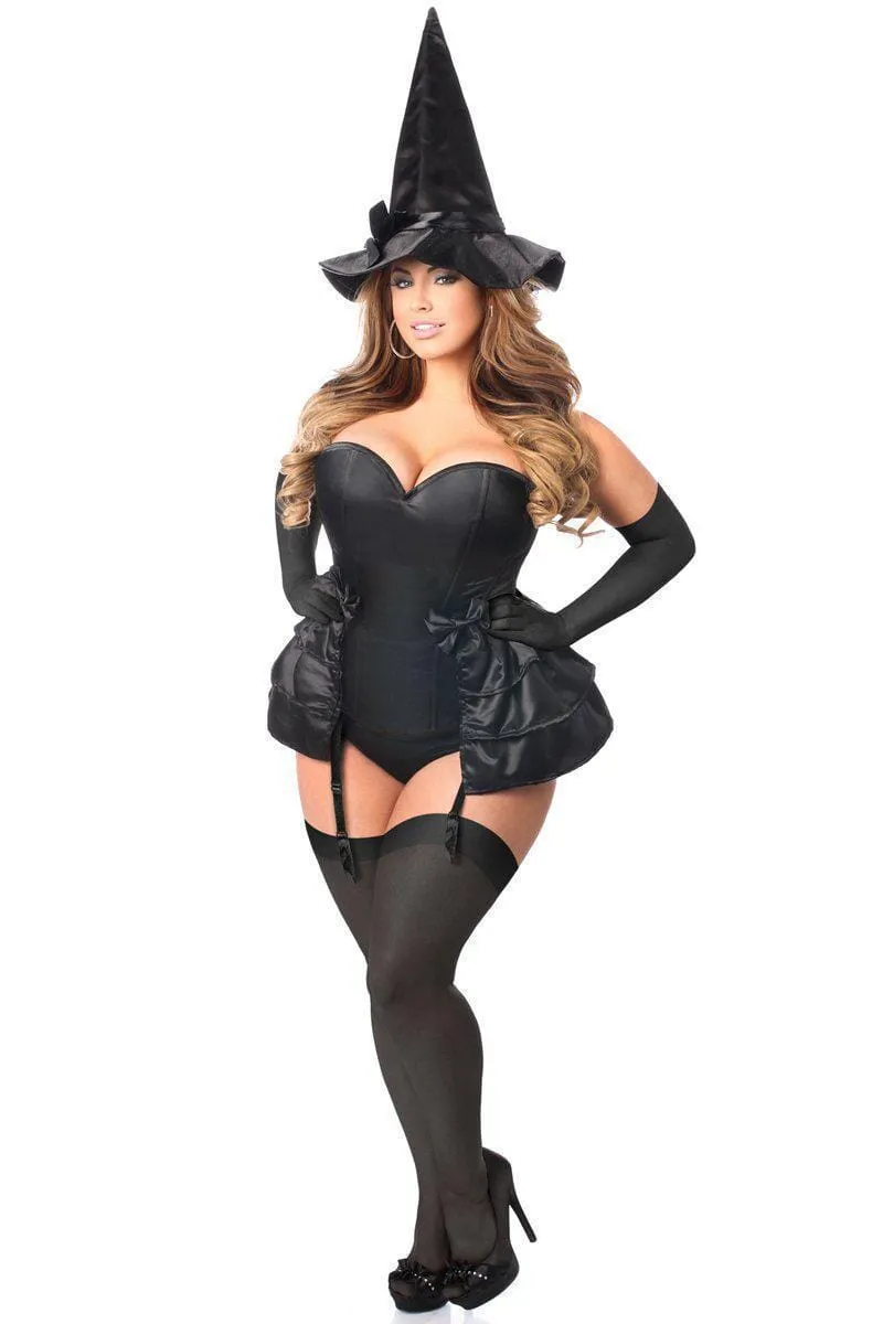 SS-Lavish 4 PC Midnight Witch Corset Costume