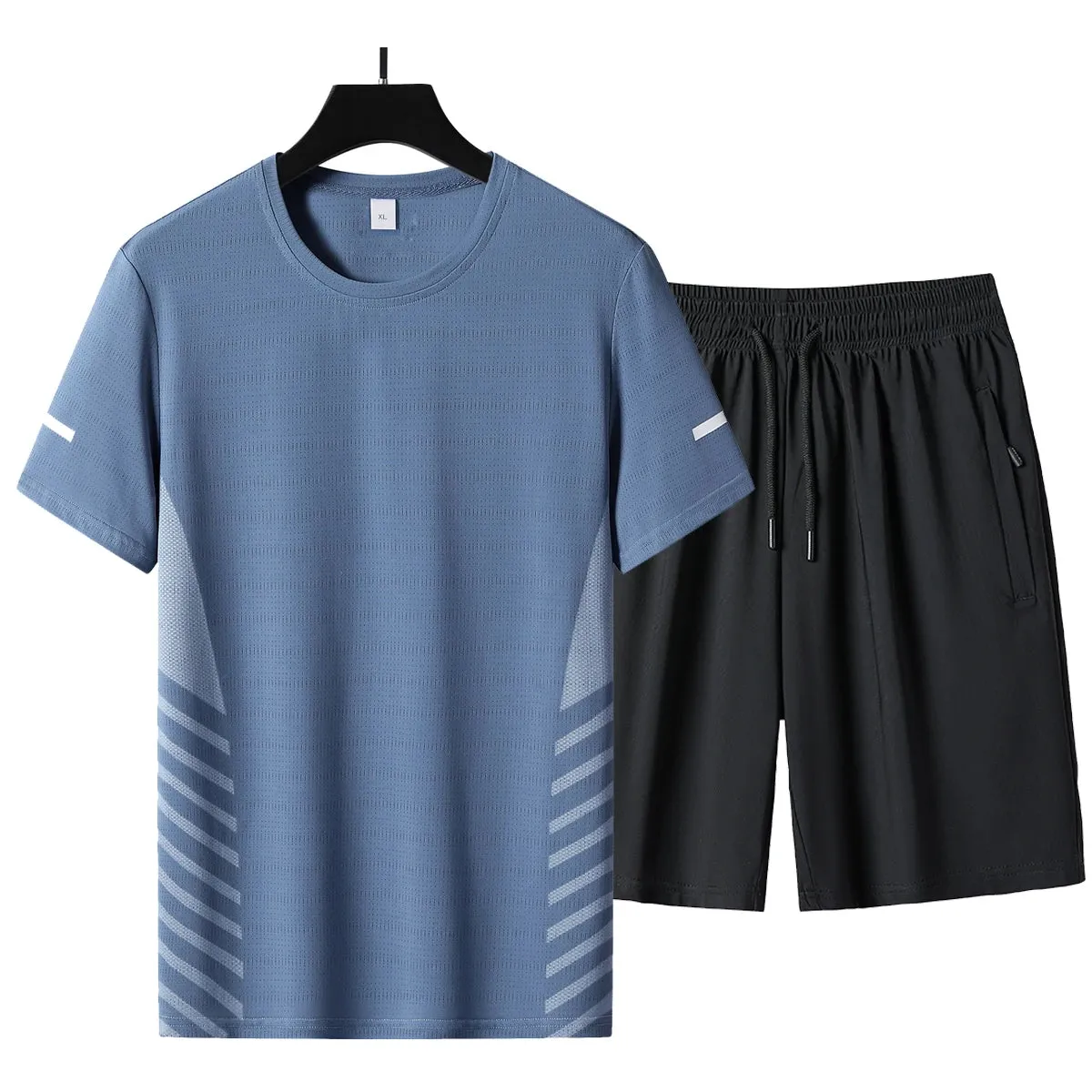 Summer Men's T-Shirt   Shorts Set