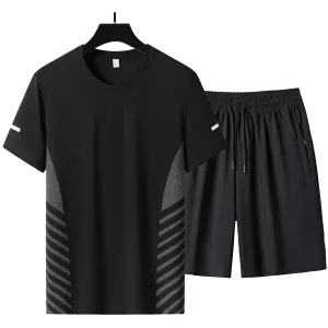 Summer Men's T-Shirt   Shorts Set