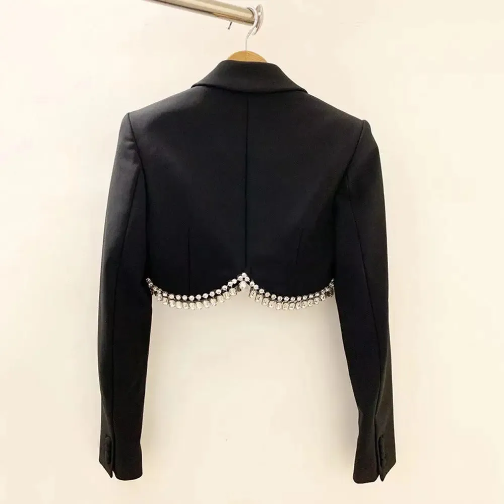 Tassel Top  Skirt Two-Piece Set - Fashion Long Sleeve Outfit