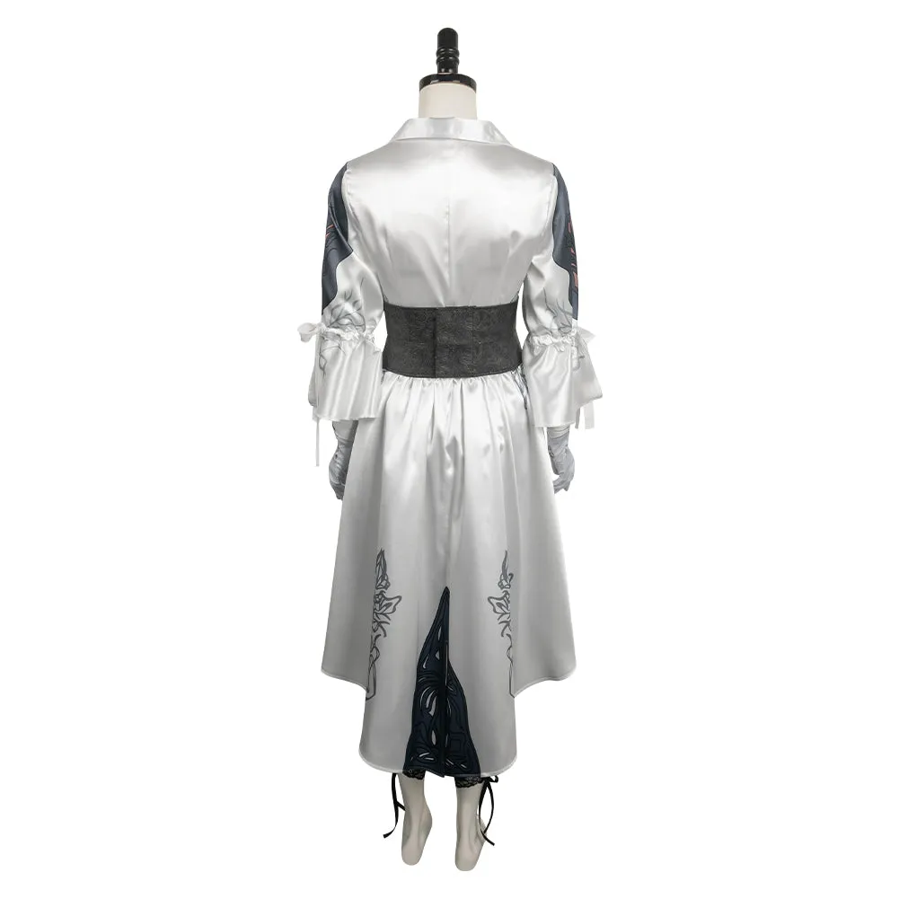 Tekken 8 Jun Kazama White Outfits Cosplay Costume Halloween Carnival Suit