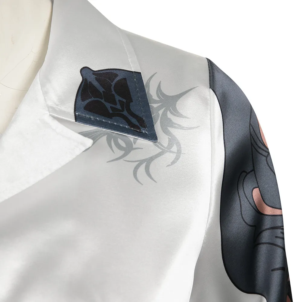 Tekken 8 Jun Kazama White Outfits Cosplay Costume Halloween Carnival Suit