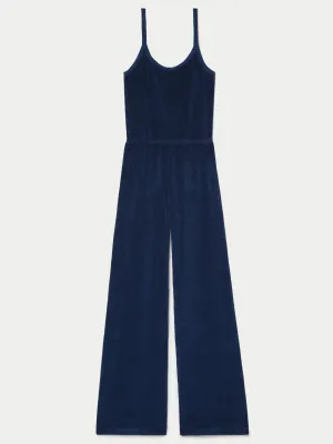 The Elma Flare Jumpsuit in Terry