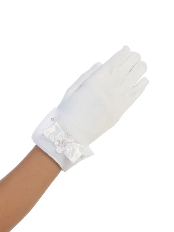 Tip Top Kids Size ages 4-7 SOG White Gloves
