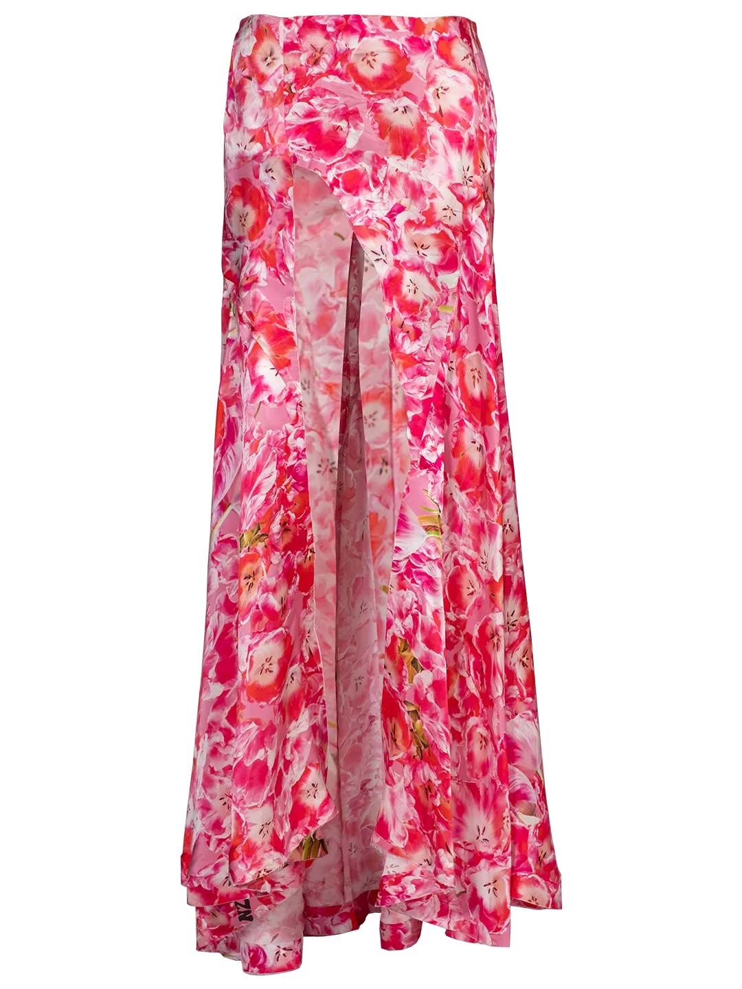 Tulip-print Maxi Skirt
