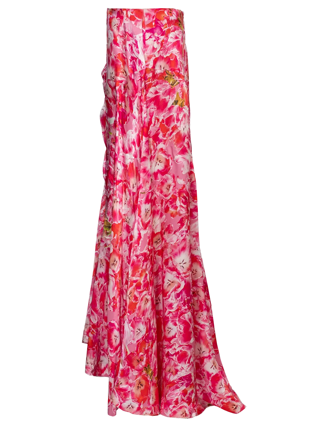 Tulip-print Maxi Skirt