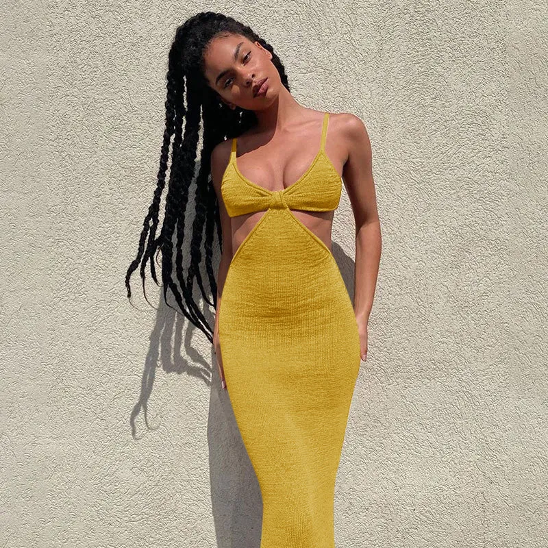 Vacation Knitted Maxi Dresses for Women