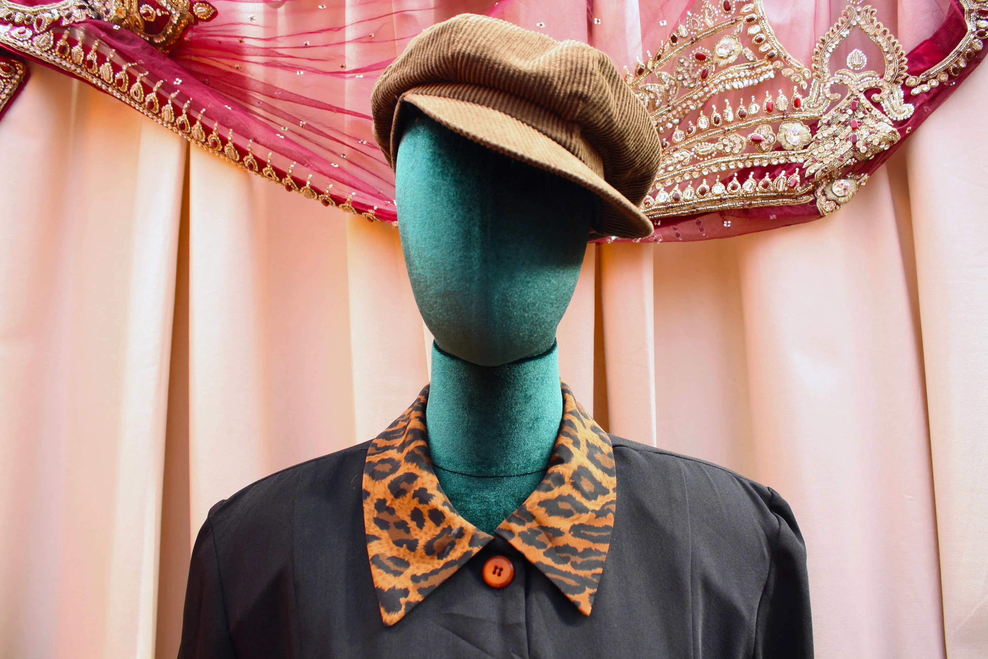 Vintage Leopard Print 80s Jumpsuit