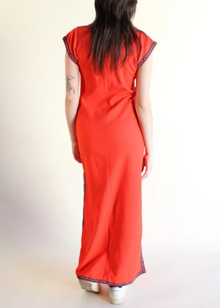 Vintage Maxi Dress D0177