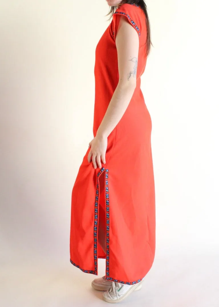 Vintage Maxi Dress D0177