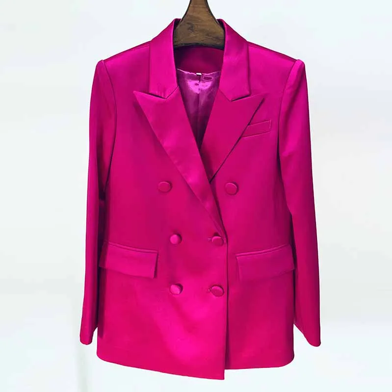 Women Rose Bra  Blazer   Rose Skirt 3 Pieces Set Short Skirt Suits