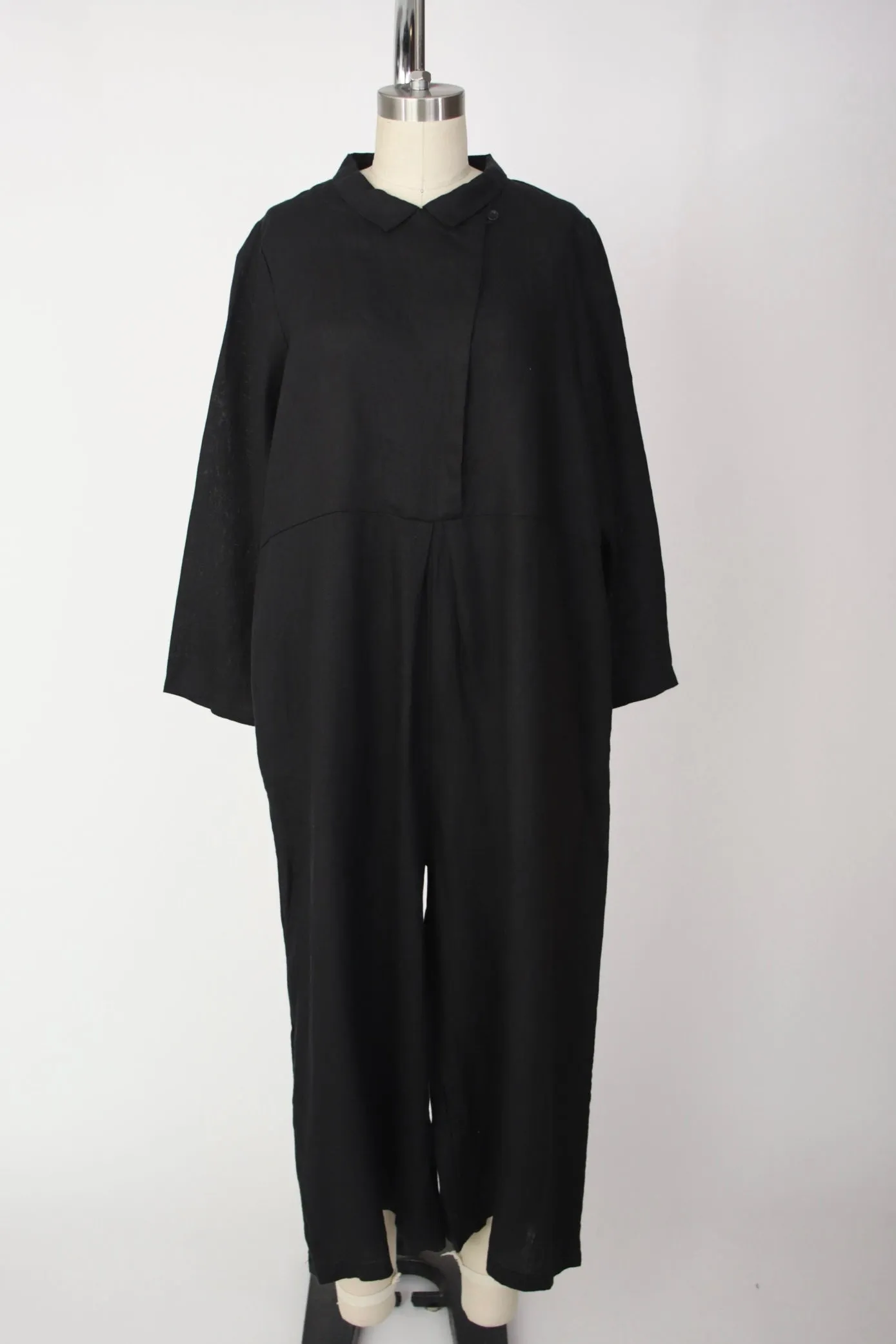 Yitai Hemp Wide-Leg Jumpsuit